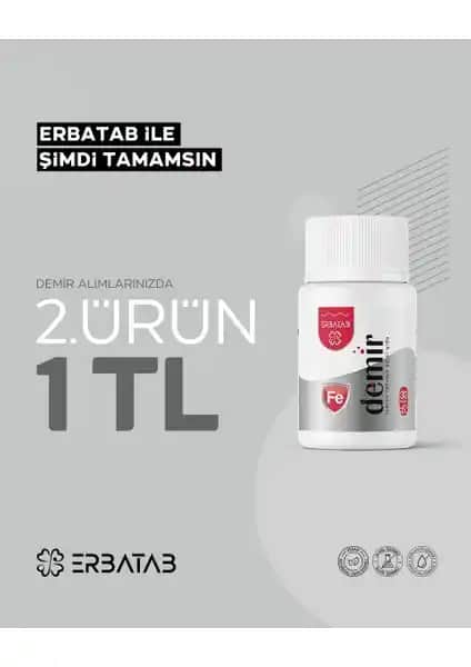 Erbatab Demir Vitamin: Doğal ve Vegan Dostu Demir Takviyesi ile Enerjinizi Artırın