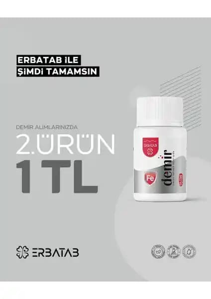 Erbatab Demir Vitamin: Doğal ve Vegan Dostu Demir Takviyesi ile Enerjinizi Artırın