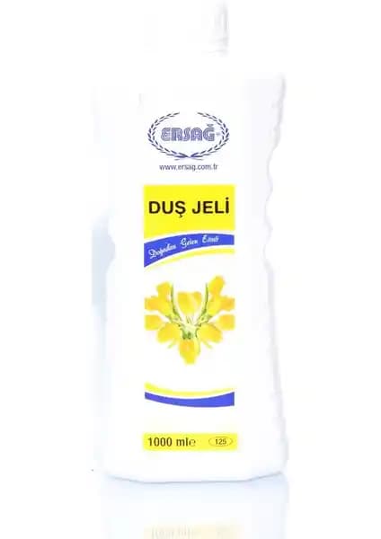 Ersağ Duş Jeli 1000 ml Doğal İçeriklerle Ferahlatıcı Temizlik ve Cilt Bakımı