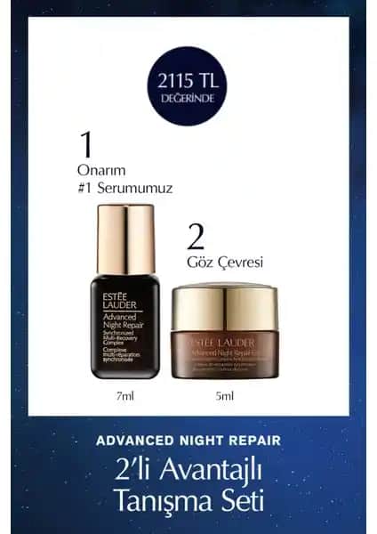 Estée Lauder Seyahat Boy Cilt Bakım Seti Gündüz ve Gece Kullanımıyla Genç ve Sağlıklı Cilt