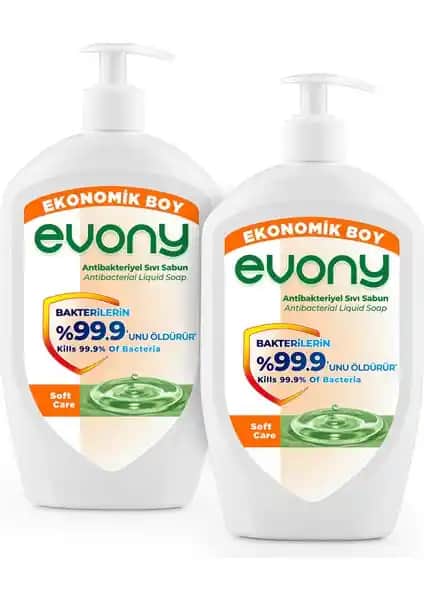 Evony Antibakteriyel Sıvı Sabun Soft Care 700ml Hijyen ve Cilt Sağlığı İçin Uygun