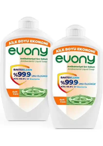 Evony Soft Care Antibakteriyel Sıvı Sabun: Hijyen ve Cilt Sağlığı İçin Güçlü Çözüm