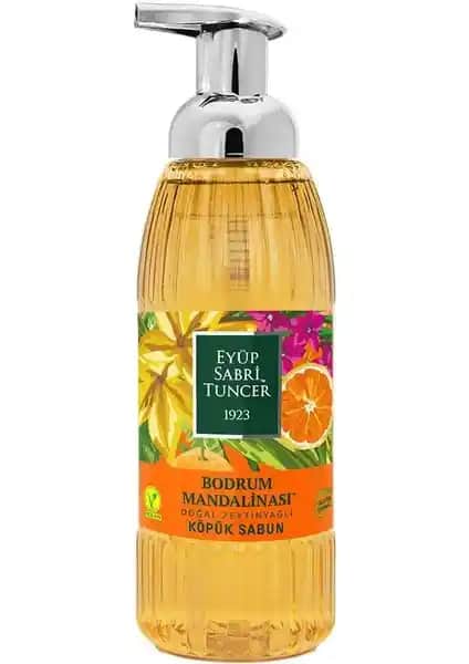Eyüp Sabri Tuncer 500ml Köpük Bodrum Mandalinası Sabunu - Doğal ve Ferahlatıcı Temizlik Deneyimi