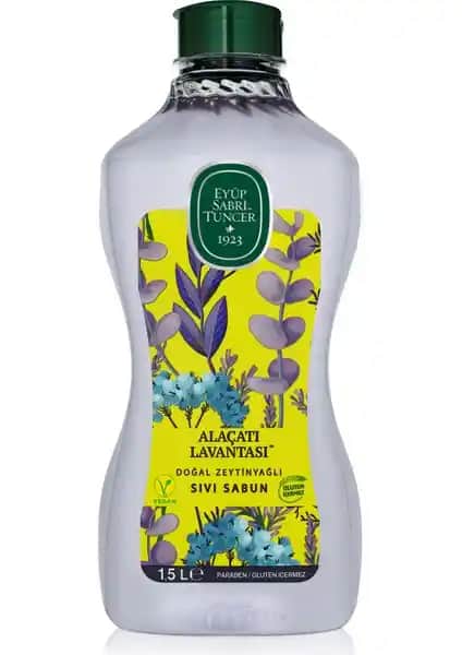 Eyüp Sabri Tuncer Alaçatı Lavantası Sıvı Sabun Doğal ve Ferahlatıcı Temizlik Ürünü