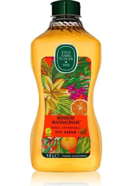 Eyüp Sabri Tuncer Bodrum Mandalinası Sıvı Sabunu Doğal İçeriklerle Günlük Temizlik İçin