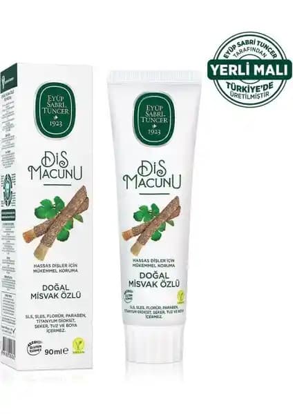 Eyüp Sabri Tuncer Doğal Misvak Özlü Diş Macunu ile Sağlıklı ve Güçlü Bir Ağız Bakımı