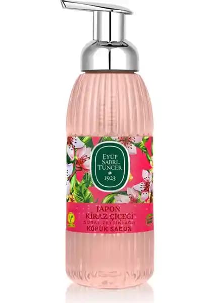 Eyüp Sabri Tuncer Zeytinyağlı Japon Kiraz Çiçeği Köpük Sabun 500ML Doğal ve Ferahlatıcı Temizlik