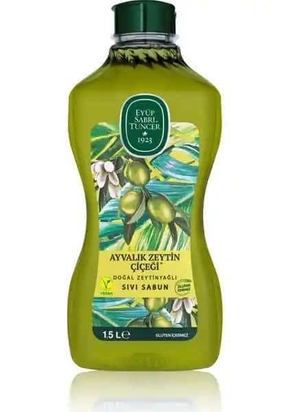 Eyüp Sabri Tuncer Zeytinyağlı Sıvı Sabun Ayvalık Doğal Temizlik ve Cilt Bakımı Ürünü