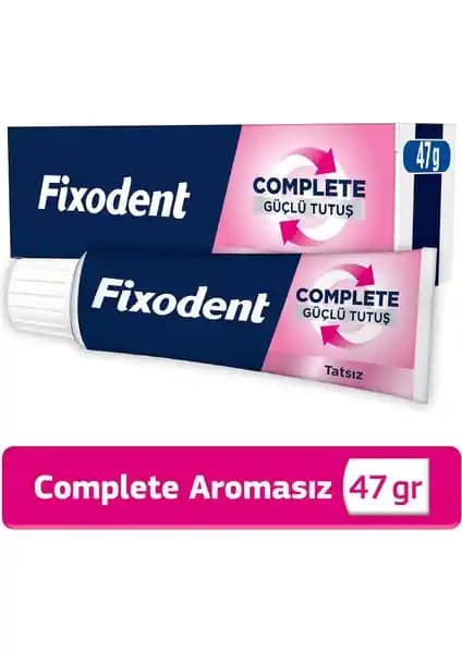 Fixodent Complete Tatsız Diş Protezi Yapıştırıcı Krem: Güvenilir ve Güçlü Tutuş Sağlayan Çözüm
