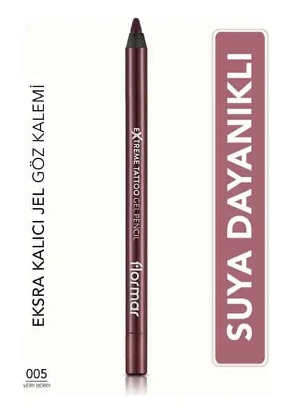 Flormar Extreme Tattoo Jel Göz Kalemi 12 Renk Seçeneğiyle Uzun Süreli ve Suya Dayanıklı