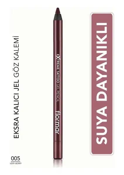 Flormar Extreme Tattoo Jel Göz Kalemi 12 Renk Seçeneğiyle Uzun Süreli ve Suya Dayanıklı