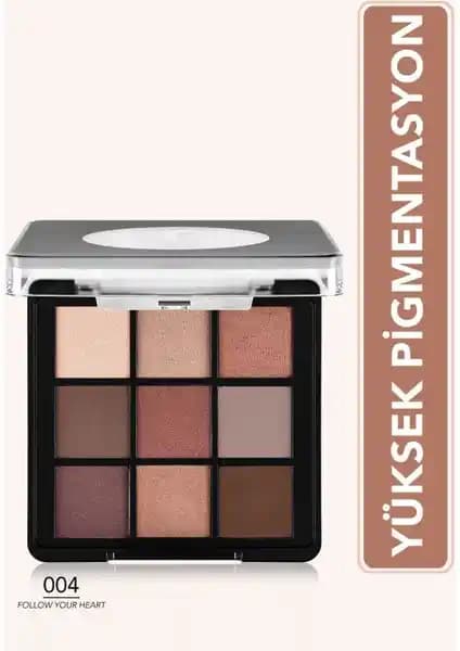 Flormar Kremsi Dokulu ve Mat Bitişli 9'lu Kompakt Göz Farı Paleti İncelemesi ve Kullanım Özellikleri