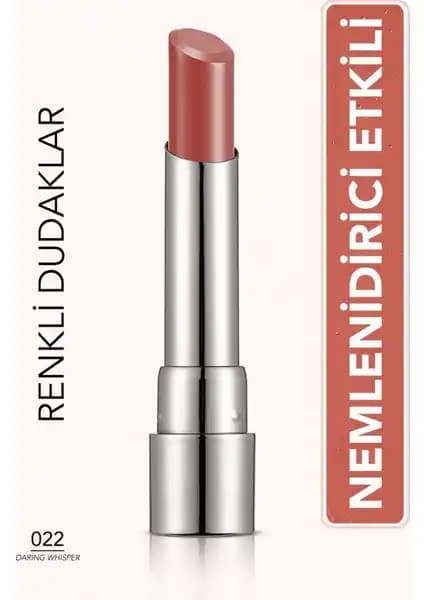 Flormar Sheer Up Ruj 022 Daring Whisper Doğal ve Parlak Dudaklar İçin Nemlendirici Ruj