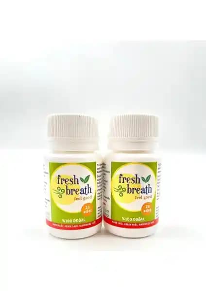 Fresh Breath 2 Kutu Doğal Ağız Kokusu Önleyici Kapsüller ile Ferah Nefes Sağlayın