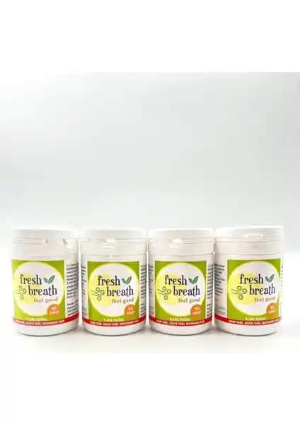 Fresh Breath 4 Kutu Doğal Nefes Temizleyici Kapsülleri ile Gün Boyu Ferah Nefes
