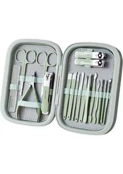 Gaman Gaman-7 Profesyonel 18'li Manikür ve Pedikür Seti Şık ve Çok Fonksiyonlu Tasarım