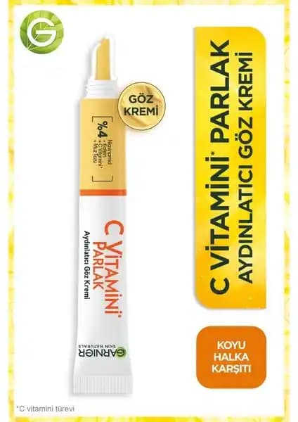 Garnier C Vitamini Parlak Aydınlatıcı Göz Kremi: Göz Çevresi İçin Etkili ve Yenilikçi Bakım Ürünü
