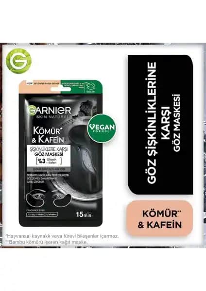 Garnier Kömür ve Kafein Göz Maskesi: Şişkinlikleri Azaltan Etkili Göz Bakım Ürünü