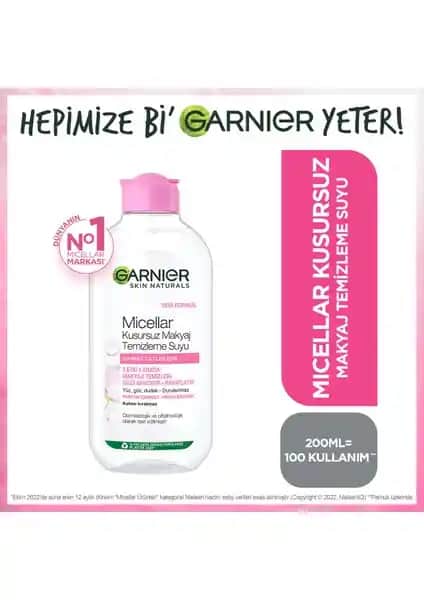 Garnier Micellar Kusursuz Makyaj Temizleme Suyu: Hassas Ciltler İçin Etkili ve Nazik Temizlik Çözümü