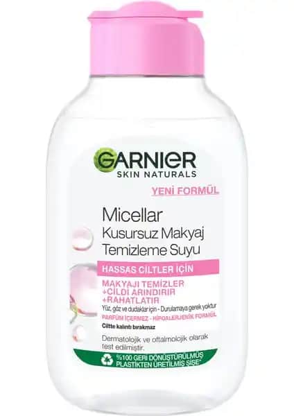 Garnier Micellar Kusursuz Makyaj Temizleme Suyu: Hassas Ciltler İçin Güvenilir ve Pratik Çözüm