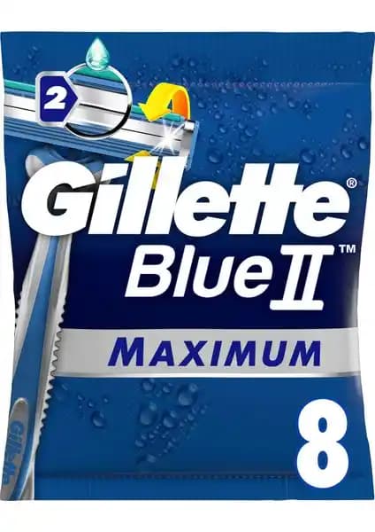 Gillette Blue2 Maximum Kullan At Tıraş Bıçağı: Uzun Süre Dayanan Keskinlik ve Konfor