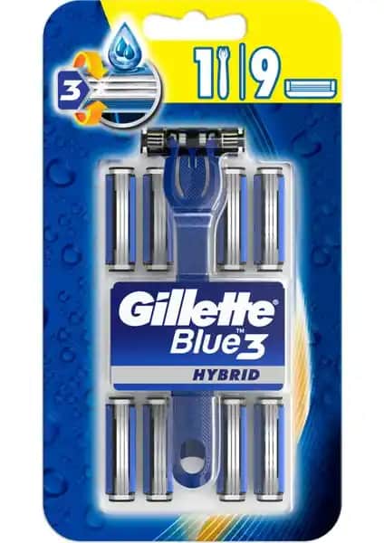 Gillette Blue3 Hybrid Tıraş Makinesi: Yüksek Performans ve Konfor Sunan Erkek Tıraş Cihazı