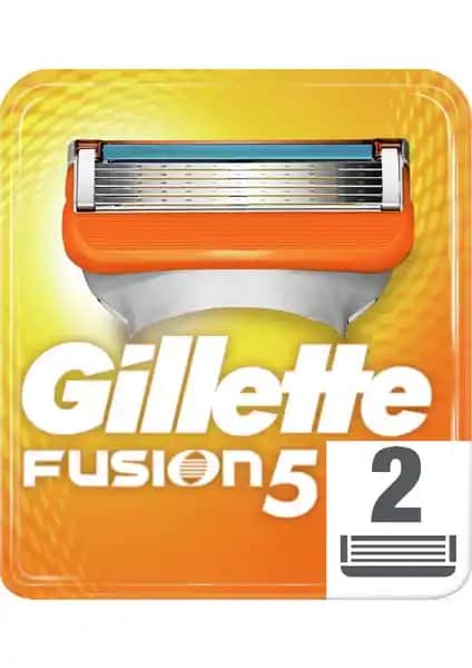Gillette Fusion Yedek Tıraş Bıçağı 2'li Paket ile Konforlu ve Uzun Süreli Tıraş Deneyimi