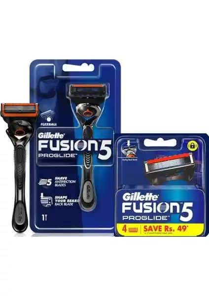 Gillette Fusion5 Proglide Tıraş Makinesi ve Yedek Bıçaklarıyla Mükemmel Tıraş Deneyimi