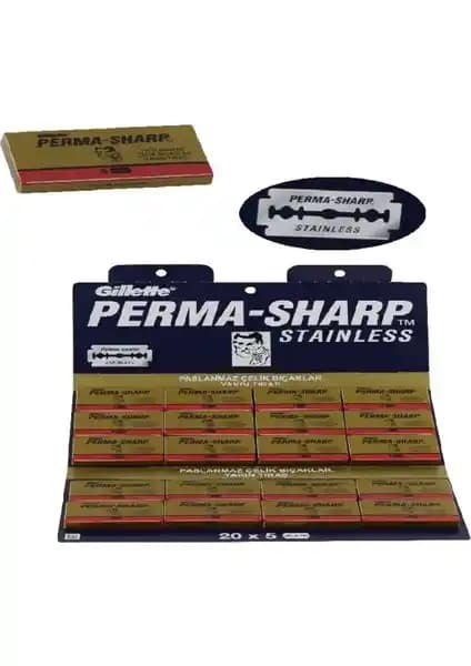 Gillette Permasharp 20X5Li Tıraş Jiletleri Keskin ve Güvenilir Performans Sunar