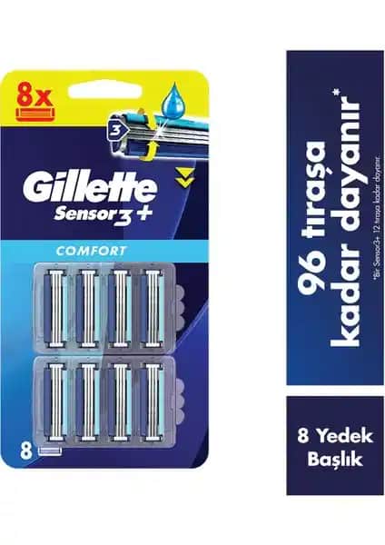 Gillette Sensor3 Yedek Tıraş Bıçağı: Konfor ve Performansı Yükselten Güvenilir Seçenek