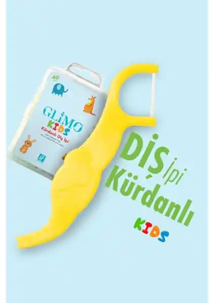 Glimo Kids Kürdanlı Diş İpi: Çocuklar İçin Güvenli ve Etkili Ağız Bakım Çözümü