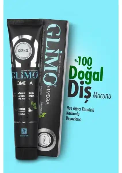 Glimo Omega %100 Doğal Beyazlatıcı Diş Macunu: Güvenli ve Etkili Ağız Bakımı