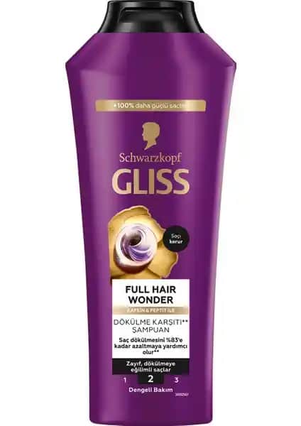 Gliss Full Hair Wonder Dökülme Karşıtı Şampuan: Saç Güçlendirme ve Sağlıklı Saçlar İçin Uygun Çözüm