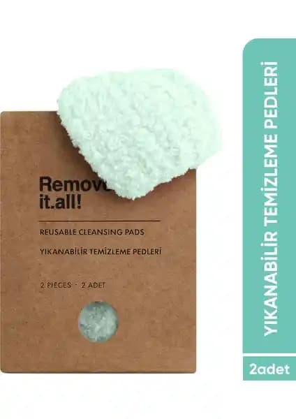 Görkito Remove it.all! Yıkanabilir Temizleme Pedleri ile Çevre Dostu Cilt Bakımı Çözümü