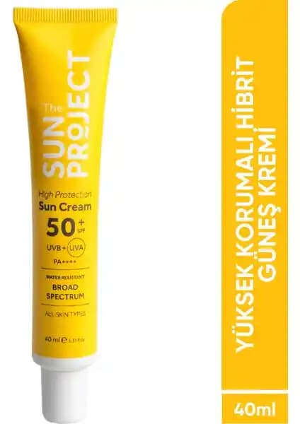 Görkito The Sun Project Yüksek Koruma Güneş Kremi: Cilt Dostu ve Güçlü UV Koruması
