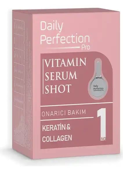 Günlük Mükemmellik Pro Vitamin Serum Şişesi No:1 Onarıcı Bakım Saç Güçlendirme ve Onarım Ürünü