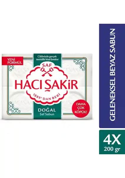 Hacı Şakir Doğal Beyaz Sabun: Geleneksel ve Doğal İçeriğiyle Temizlikte Güçlü Seçenek