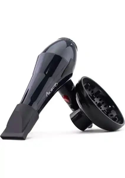 Hairens 2500W Turbo 3555 Profesyonel Kuaför Fön Makinesi Güçlü Performans ve Ergonomik Tasarım