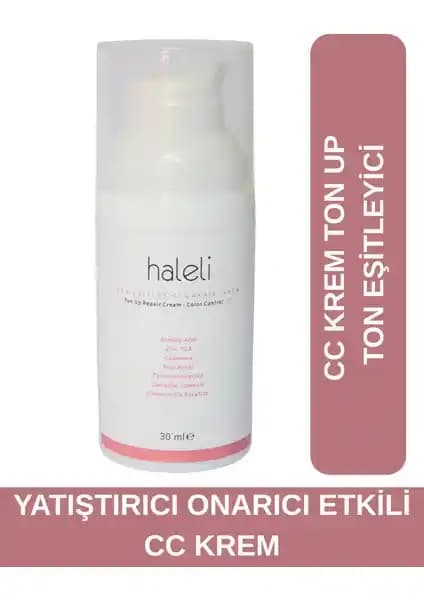 Haleli Ton Eşitleyici CC Krem: Doğal ve Eşit Cilt İçin Yenilikçi Bakım Çözümü
