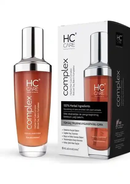 Hc Care Bitkisel Saç Bakım Kompleksi: Doğal ve Güçlü Saç Sağlığı Çözümü