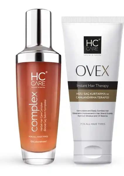 Hc Care Hc Complex Ovex 2'li Saç Bakım Seti Saç Sağlığını Güçlendiren Etkili Çözüm