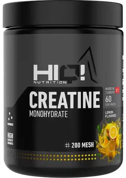 HIQ Nutrition Kreatin 360G Limon Aromalı Sporcu Takviyesi ve Performans Artırıcı Özellikleri