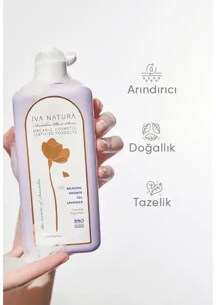 Iva Natura Lavanta Özlü Duş Jeli: Doğal ve Organik İçeriklerle Cilt Temizliği ve Rahatlatıcı Etki