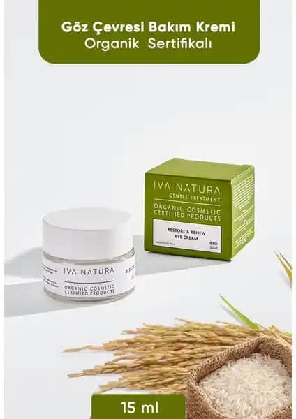 Iva Natura Organik Biber Özlü Göz Çevresi Kremi Doğal ve Çok Yönlü Göz Bakım Ürünü