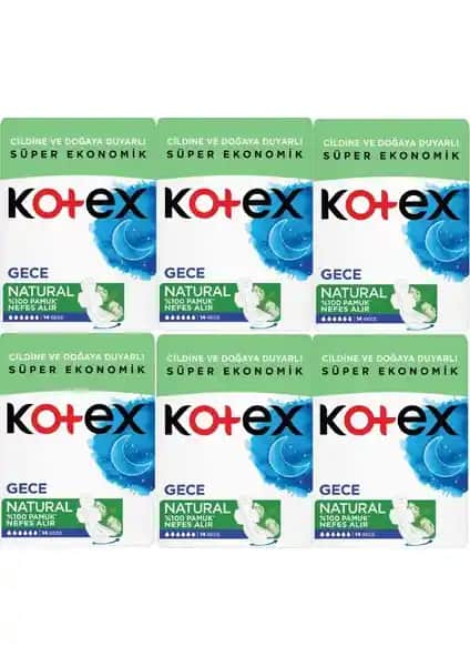 Kotex Natural Gece Hijyenik Ped: Doğal İçerik ve Yüksek Koruma Sunan Güvenilir Ürün