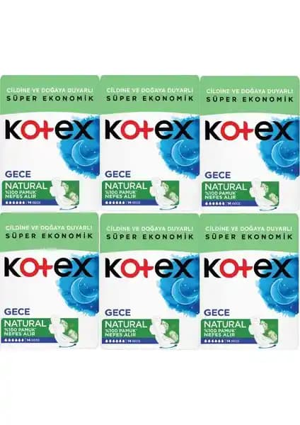 Kotex Natural Gece Hijyenik Ped: Doğal İçerik ve Yüksek Koruma Sunan Güvenilir Ürün