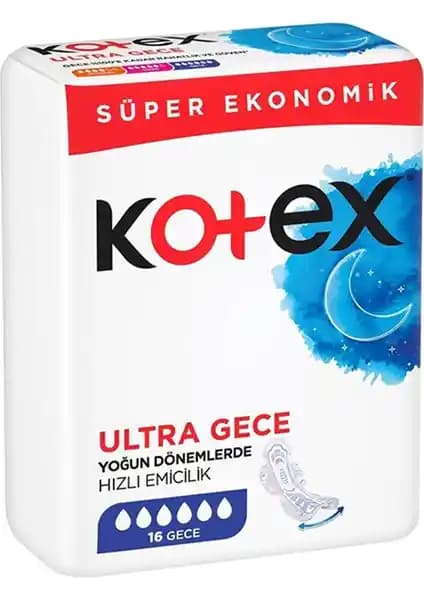 Kotex Ultra Gece Pedleri ile Güvenli ve Konforlu Gece Kullanımı Sağlayın