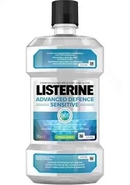 Listerine Advanced Defence Hassas ile Hassas Dişleriniz İçin Güçlü Koruma Sağlayın