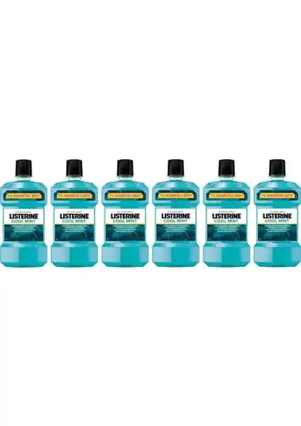 Listerine Cool Mint 1000 ml X 6: Güçlü ve Ferahlatıcı Ağız Bakım Ürünü