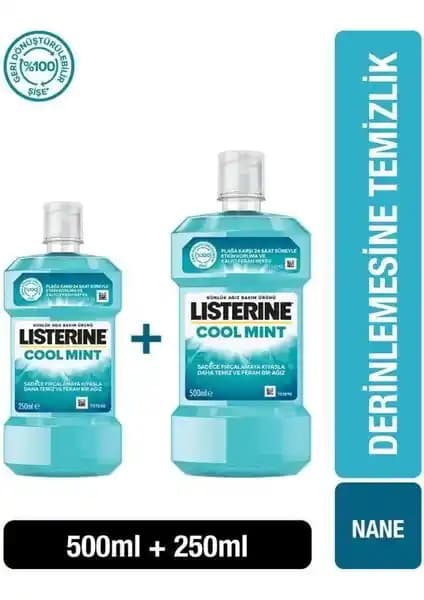 Listerine Cool Mint Ağız Bakım Suyu: Ferahlatıcı ve Etkili Ağız Temizliği İçin Günlük Kullanım